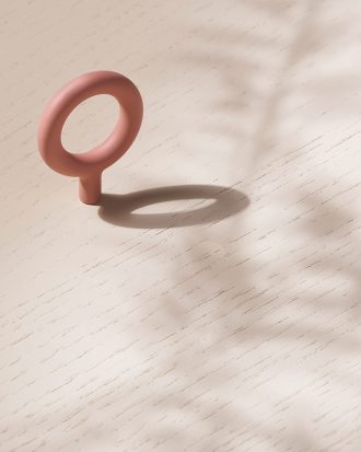 Beslag Design Key Knopp - Knoppar & Beslag Pulverlackerad Metall Toniton Peach