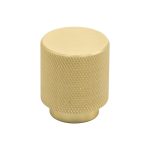 Beslag Design Knopp Helix-33 Mässing - Knoppar & Beslag Aluminium Borstad Mässing