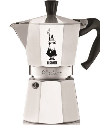 Bialetti Moka Espressobryggare 6 Koppar - Espressomaskiner & Tillbehör Aluminium
