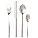 Bitz Bestickset 16 Delar Matt - Bestickset Stål