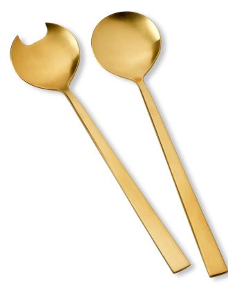 Bitz Salladsbestick 2 Delar - Skedar Mässing