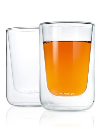 Blomus Nero Dubbelväggad Cappuccino/te Glas 2-pack - Tekoppar Klar