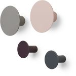 Blomus Ponto Väggkrokar 4-pack - Krokar & Galgar Syntetiskt Material Multi