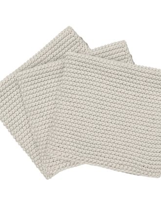 Blomus Wipe Perla Disktrasa 3-pack - Disktrasor, Diskborstar & Diskställ Bomull Moonbeam