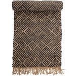 Bloomingville Aby Matta 200x70 Cm / Natur - Jutemattor Jute Svart