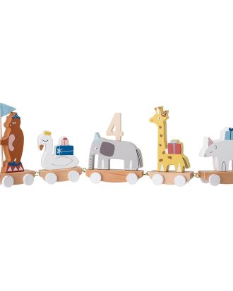 Bloomingville Mini Födelsedagståg - Leksaker Plywood Multi