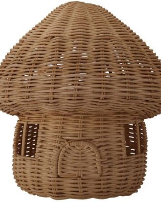 Bloomingville Dodi Dockhus 23x25 Cm - Småförvaring barn Rotting Brun