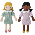 Bloomingville Hella And Stella Dockor 2 Delar - Leksaker Bomull Lila