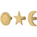 Bloomingville Kara Krok 3-pack - Småförvaring barn Aluminium Mässing