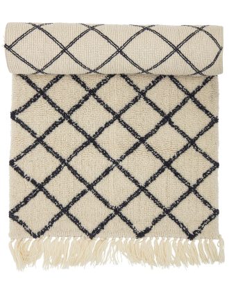 Bloomingville Matta 70x200cm - Ryamattor Ull Natur