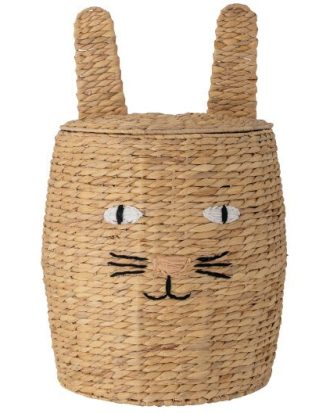 Bloomingville Nelle Korg Med Lock 42x65 Cm - Småförvaring barn Järn Natur