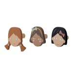 Bloomingville Rosalia Krokar 3-pack - Småförvaring barn Metall Brun