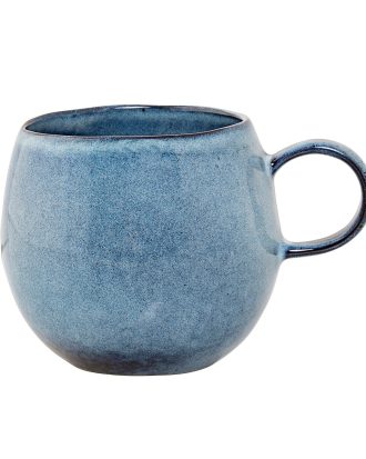 Bloomingville Sandrine Mugg 10,5x9,5 Cm - Tekoppar Keramik Blå