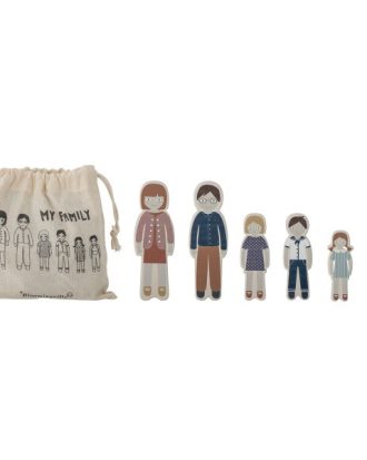 Bloomingville Wilton Leksaksset 6-pack - Leksaker Mdf Brun