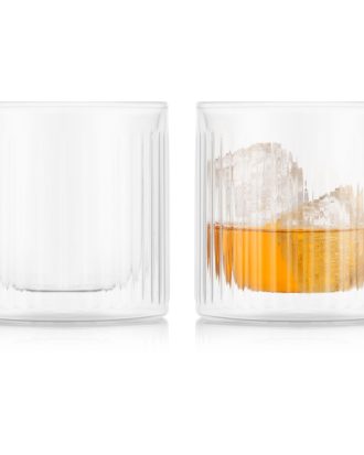 Bodum Douro Dubbelväggade Whiskeyglas 2-pack 30 Cl - Whiskeyglas & Cognacglas Borosilikatglas Klar