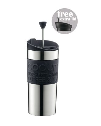 Bodum Travel Set Kaffepress 35 Cl /rostfritt Stål - Kaffepressar Plast Svart