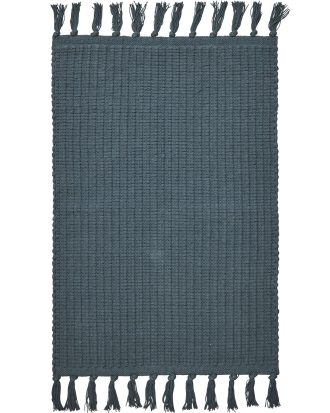 Boel&Jan Visingsö Matta 70x200 Cm - Bomulls- & Trasmattor Bomull Blå