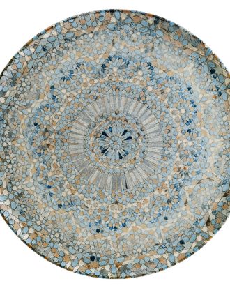 Bonna Luca Mosaic Fat 32 Cm - Uppläggningsfat Porslin Multi