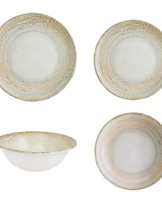 Bonna Patera Servis 16 Delar - Serviser & Startset Stengods Beige