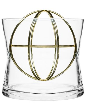 Born In Sweden Sphere Vas Stor - Vaser Rostfritt Stål Guld