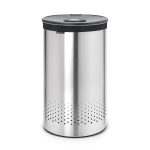 Brabantia Tvättkorg 60l Matt Steel - Tvättkorgar Stål
