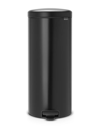 Brabantia New Icon Pedalhink 30l Matt Black - Papperskorgar & Pedalhinkar Rostfritt Stål Mattsvart