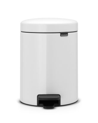 Brabantia New Icon Pedalhink 5l - Papperskorgar & Pedalhinkar Rostfritt Stål Vit
