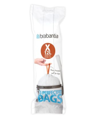 Brabantia Perfectfit Avfallspåse X 12l 20 St - Papperskorgar & Pedalhinkar Vit
