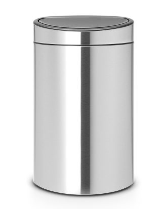 Brabantia Touch Bin Papperskorg 40l Matt Steel Fpp - Papperskorgar & Pedalhinkar Stål