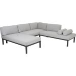 Brafab Gonessa Soffgrupp Antracit / - Matgrupper & Loungegrupper Aluminium Grå