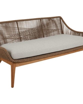 Brafab Hassel Soffa 2,5- Sits Natur - Trädgårdssoffor & Bänkar Teak Natural