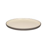 Broste Copenhagen Esrum Desserttallrik 21 Cm /vit - Assietter Stengods Brun