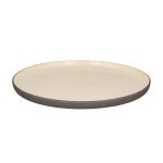 Broste Copenhagen Esrum Tallrik 28 Cm /vit - Mattallrikar Stengods Brun