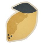 Broste Copenhagen Lemon matta 86x120 Cm - Ullmattor Ull Gul