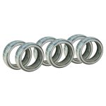 Broste Copenhagen Nordic Sea Servettringar 6-pack - Servetter & Tillbehör Stengods Blå