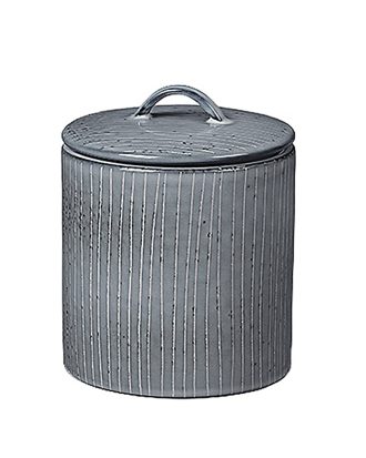 Broste Copenhagen Nordic Sea Burk Med Lock 1 L - Förvaringsburkar & lock Stengods Blå