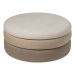 Broste Copenhagen Pond Sittpuff 68 Cm - Sittsäckar & Sittpuffar Polyester Beige