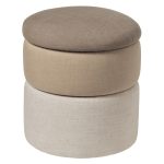 Broste Copenhagen Pond Sittpuff 38 Cm - Sittsäckar & Sittpuffar Polyester Beige