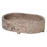 Broste Copenhagen Razzo Fat 10x15 Cm Antler - Tvålkoppar Terrazzo Beige
