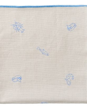 Broste Copenhagen Sea Servett 45x45 Cm - Servetter & Tillbehör Bomull Blå