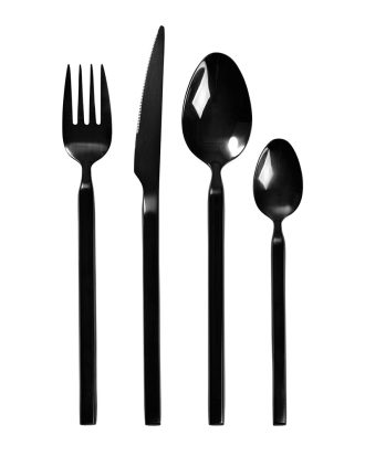 Broste Copenhagen Tvis Bestickset 16 Delar - Bestickset Rostfritt Stål Svart