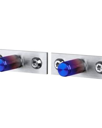 Buster + Punch Linear Plate Knoppar 2-pack Bränt Stål - Knoppar & Beslag Rostfritt Stål Burnt Steel