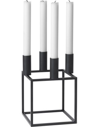 Audo Copenhagen Kubus 4 Ljusstake - Ljusstakar Stål Svart