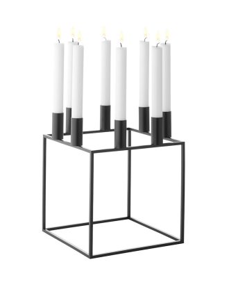 Audo Copenhagen Kubus 8 Ljusstake - Ljusstakar Stål Svart