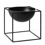 Audo Copenhagen Kubus Skål Large - Krukor Stål Svart