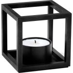 Audo Copenhagen Kubus T Ljuslykta - Ljuslyktor Lackerat Stål Svart