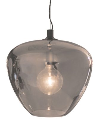 By Rydéns Bellissimo Grande Pendel Ø40cm Rök - Taklampor Glas Grå