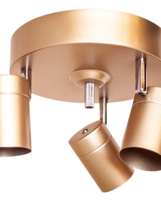 By Rydéns Correct Takspot 3-låg - Plafonder Metall Guld