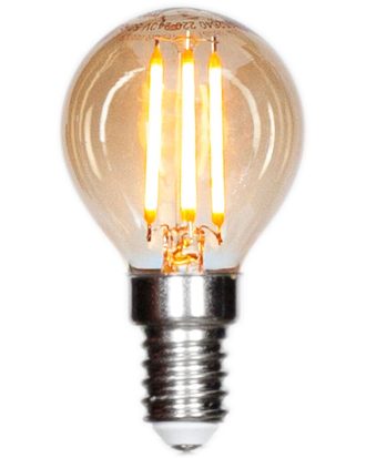 By Rydéns Led E14 Dimbar 4w 2000k 200lm 45 Mm Amber - Dekorationsbelysning Klar