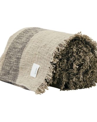 Bynord Ashild Överkast Haze/coal 280x280 Cm - Överkast Bomull Beige